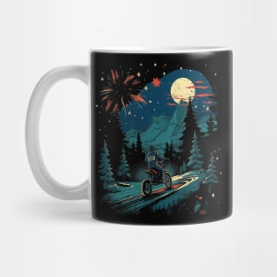 funny dirt bike pride 4th of July Mug